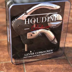 Brand New! Houdini Lever corkscrew wine opener